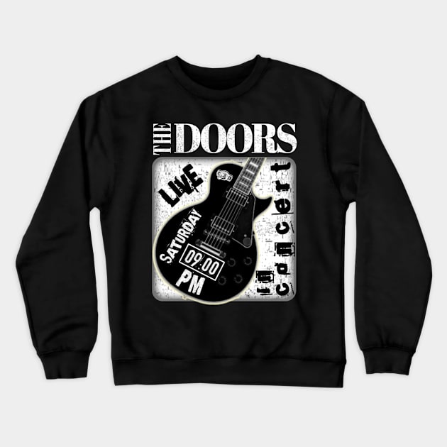 The doors guitar Crewneck Sweatshirt by Cinema Productions